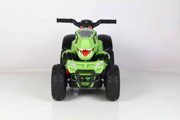 Rechargeable Kids Dino Quad: Long-Lasting Battery Jurassic ATV