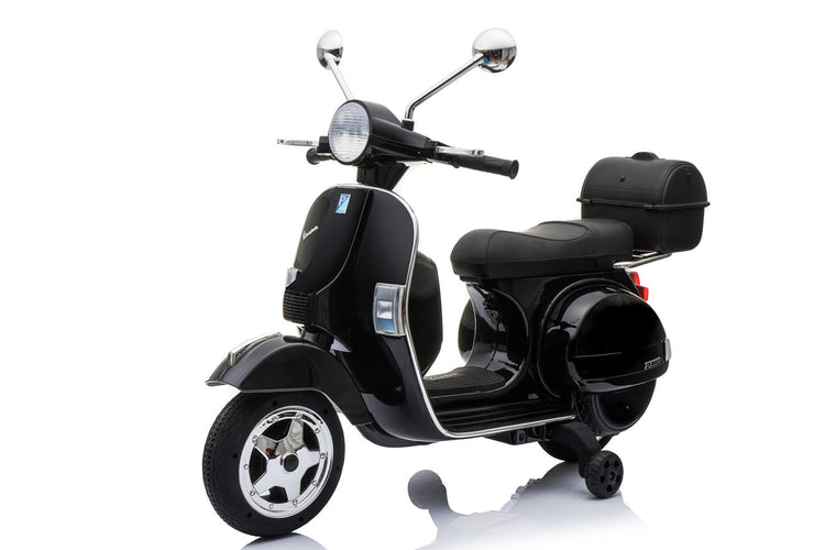 Black Kids Electric Ride on Vespa Motorbike