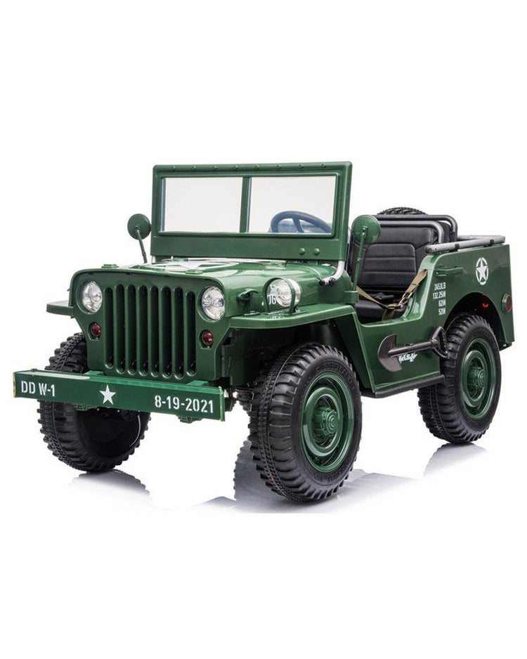 Army Green Jeep for kids