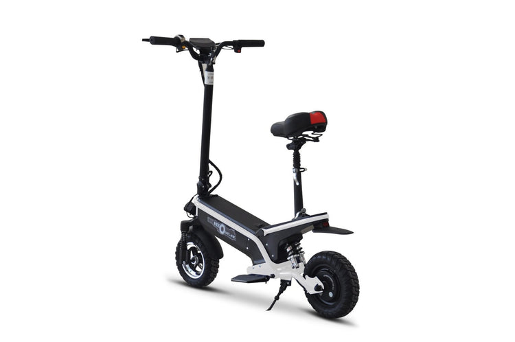 White Adult Scooter with Seat