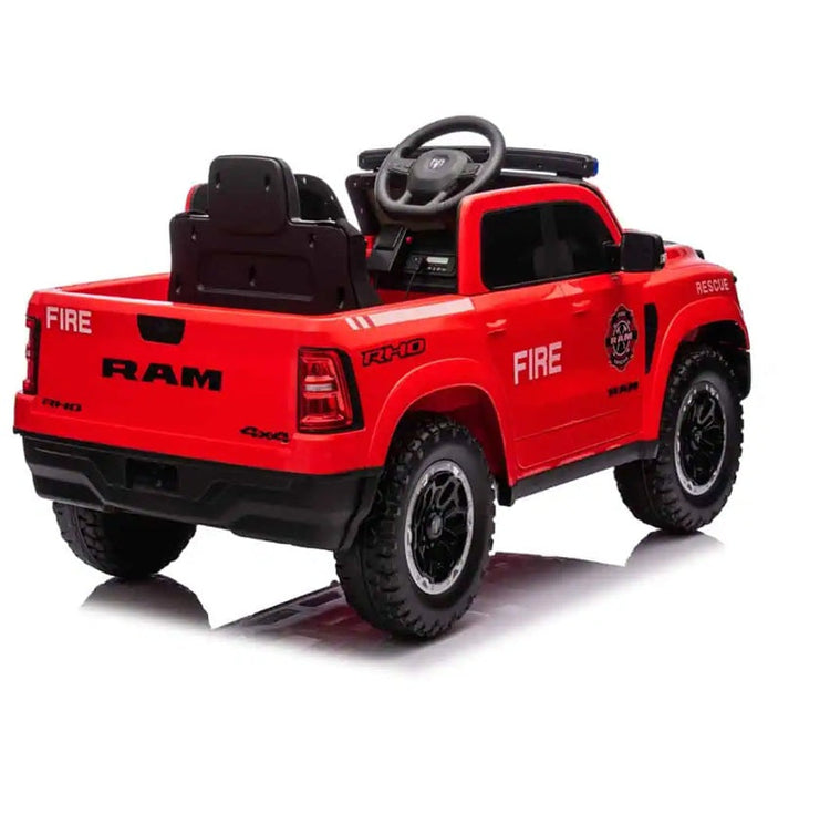 Kids Red Fire Truck 12V Electric Ride-On Toy with Siren and Lights