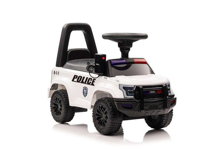 Interactive Foot-to-Floor Police Ride-On Car with Lights and Sounds