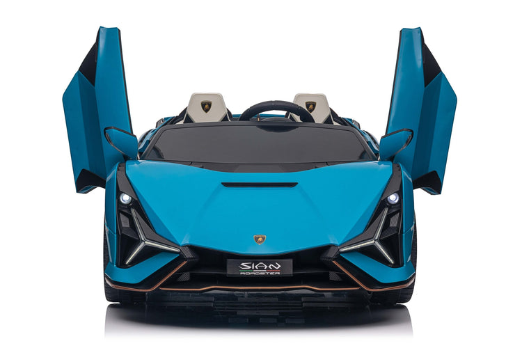 Dynamic Blue Lamborghini Sian Ride On Toy
