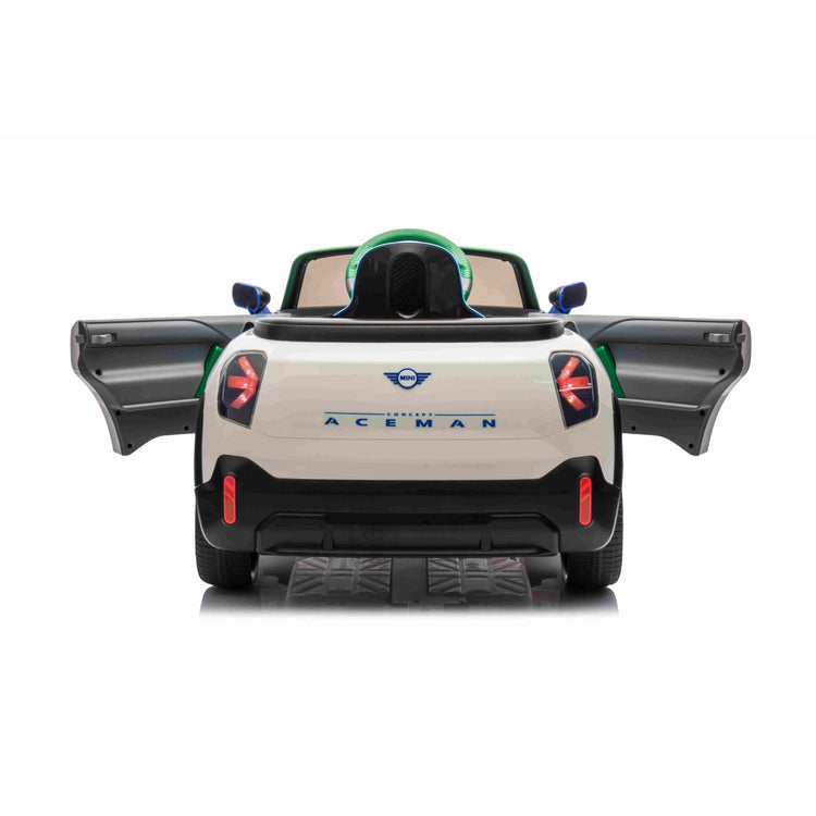 Kids 12v Electric car with remote white