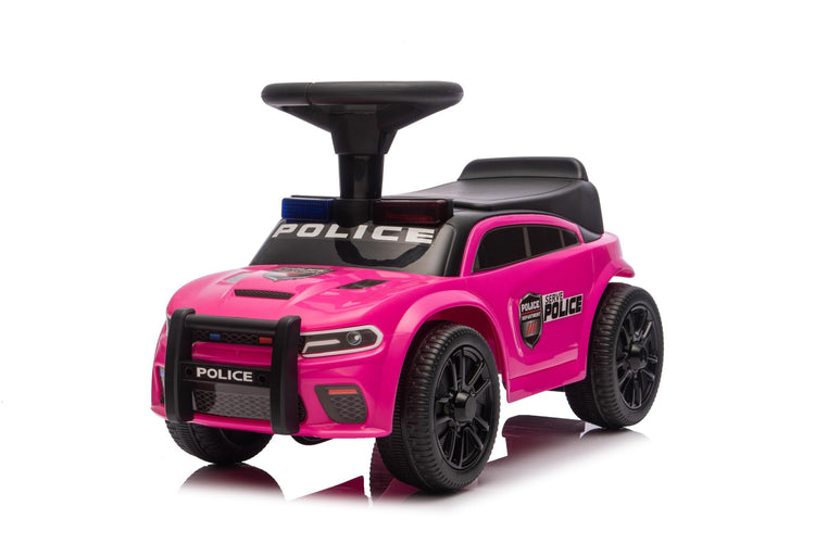 Neo G28 Police Push Along Ride-On Car for Kids with Music and Lights