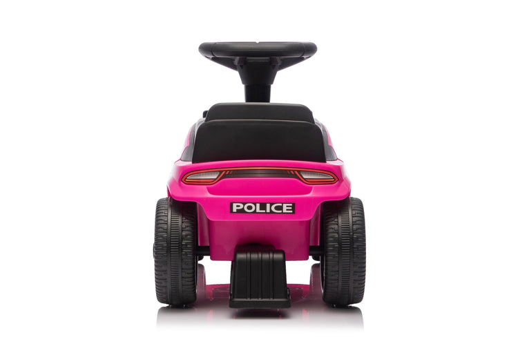 Neo G28 Police Push Along Ride-On Car for Kids with Music and Lights