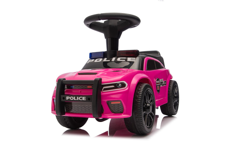 Neo G28 Police Push Along Ride-On Car for Kids with Music and Lights