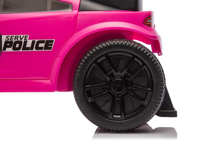 Neo G28 Police Push Along Ride-On Car for Kids with Music and Lights