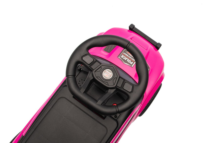 Neo G28 Police Push Along Ride-On Car for Kids with Music and Lights