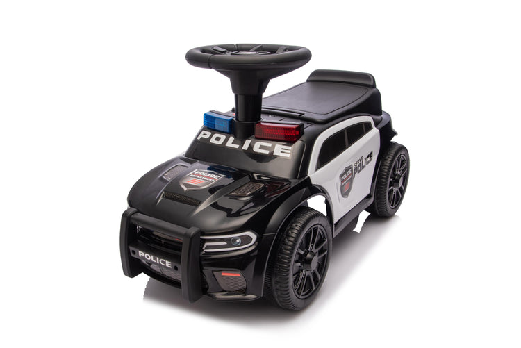 Neo G28 Police Push Along Ride-On Car for Kids with Music and Lights