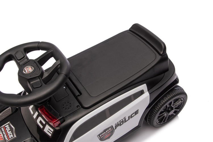 Neo G28 Police Push Along Ride-On Car for Kids with Music and Lights