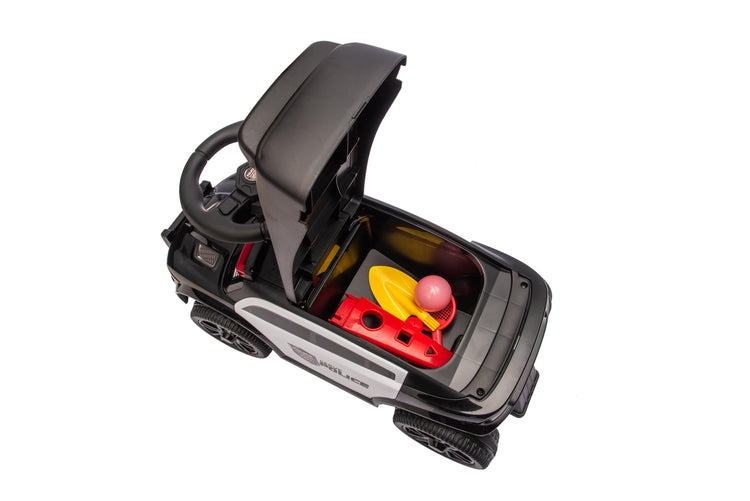 Neo G28 Police Push Along Ride-On Car for Kids with Music and Lights