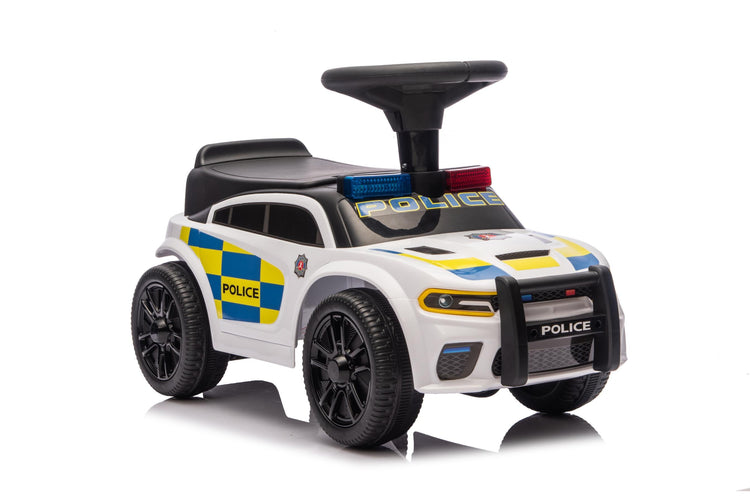 Neo G28 Police Push Along Ride-On Car for Kids with Music and Lights