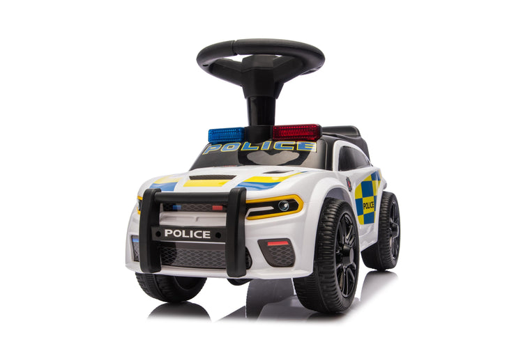 Neo G28 Police Push Along Ride-On Car for Kids with Music and Lights