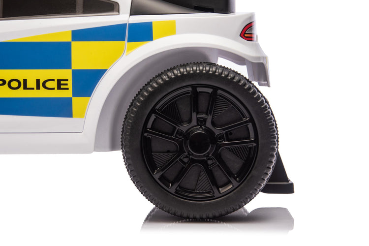 Neo G28 Police Push Along Ride-On Car for Kids with Music and Lights