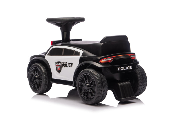 Neo G28 Police Push Along Ride-On Car for Kids with Music and Lights