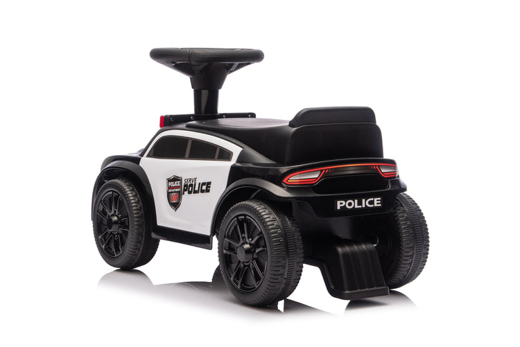 Neo G28 Police Push Along Ride-On Car for Kids with Music and Lights
