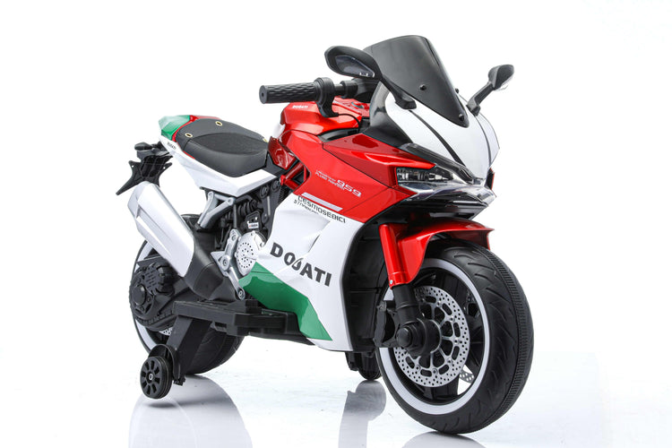 Kids Licensed Ducati Panigale 12V Electric Ride-On Motorbike - Red