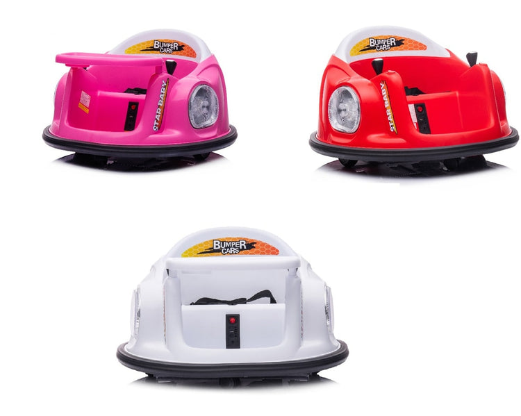 12V Kids Bumper Car Ride On Waltzer Dodgem with Remote and Music