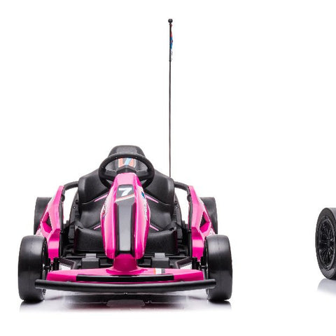 Drift King Kids 24V Electric Drift Go Kart with High-Speed Mode