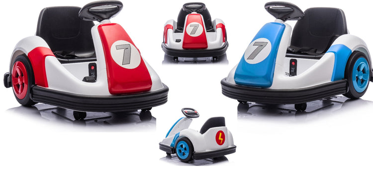 Zoom Go Kart Electric Ride-On Toy with Parental 2.4G Remote Control