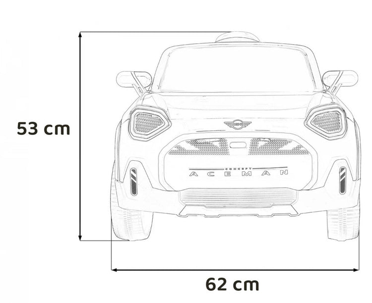 kids Mini ride on car size