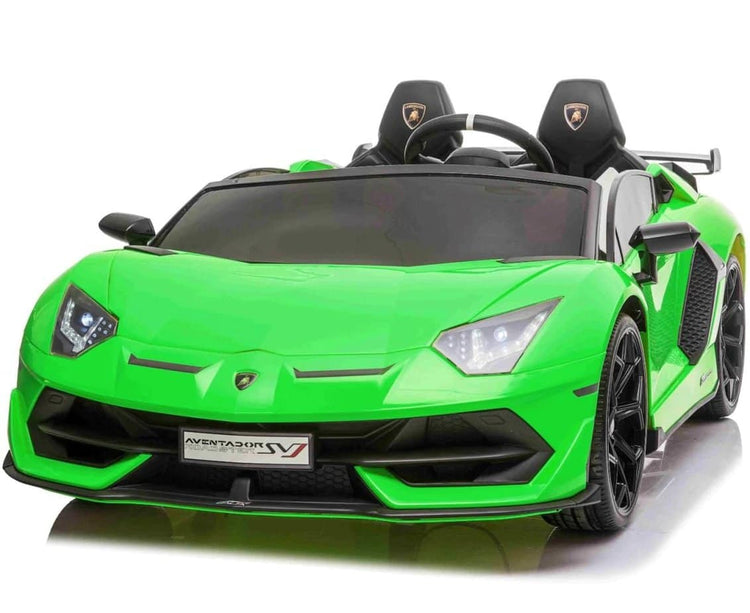 24V Lamborghini Aventador SVJ 2-Seater Kids Electric Drift Ride On