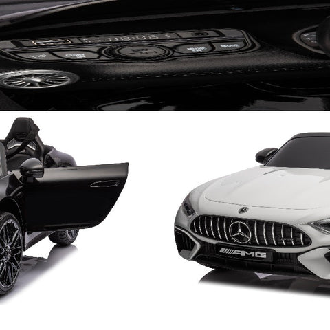 Licensed Mercedes-Benz SL63 AMG 24V 2-Seater Kids Ride-On Car