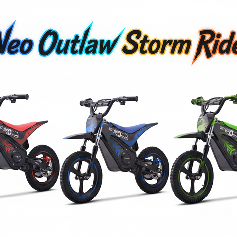 Neo Outlaw Storm Rider with jazzy text