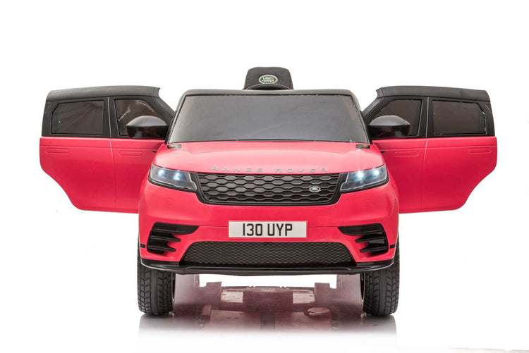 Licensed Range Rover Velar 12V Kids Ride On SUV - Leather & EVA