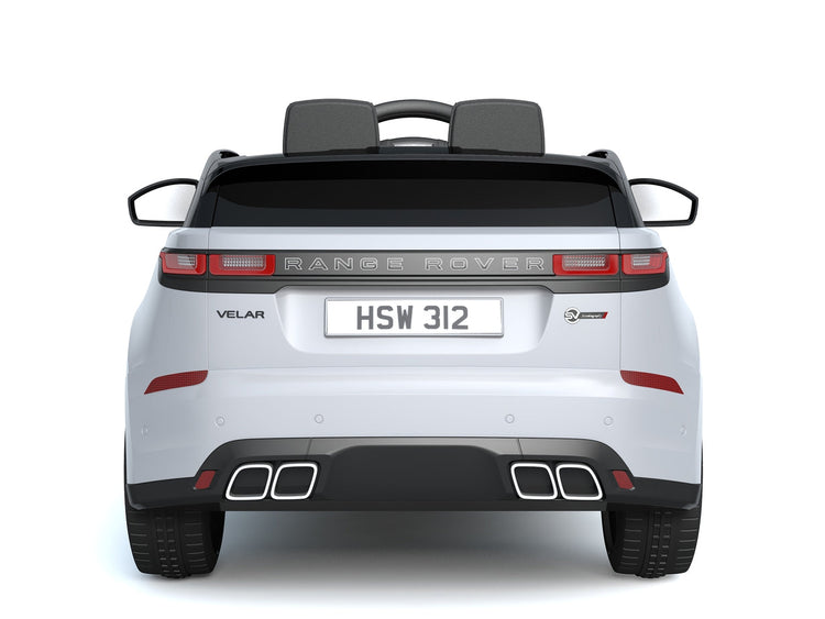 range rover kids car white