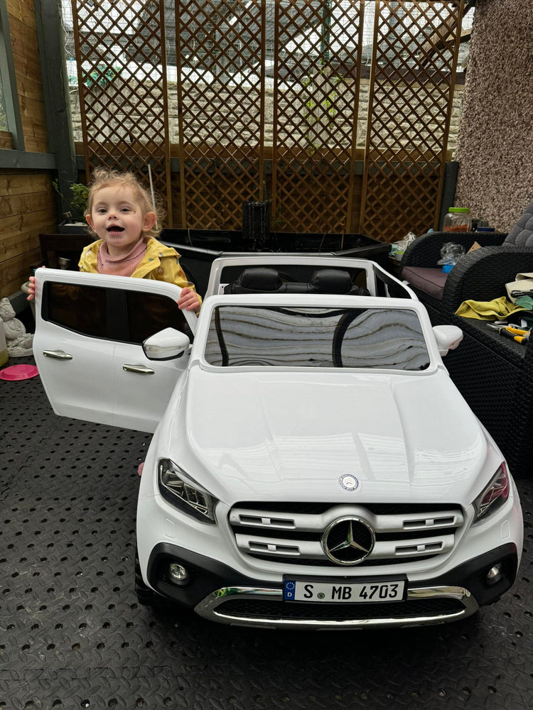 24V Licensed Mercedes Benz X-Class Kids Ride On 2-Seater Truck