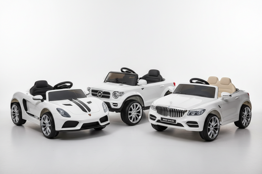 White Ride On Cars
