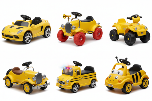 Yellow Ride On Cars
