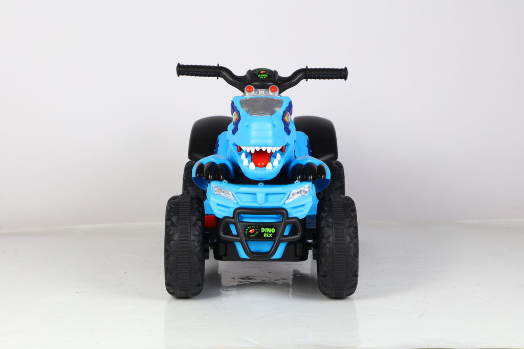 Dinosaur Theme Kids Quad: Jurassic Park Style Electric ATV