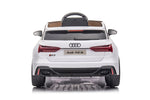 Blue Boys Audi electric ride on car