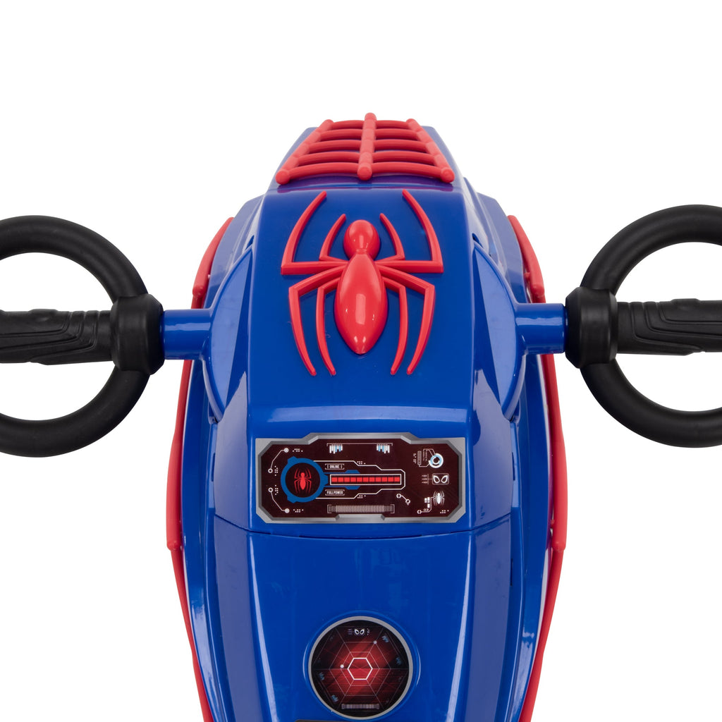 Official Marvel Spiderman 6V Electric Ride-On Motorbike for Kids