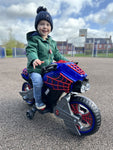 Electric Motorbike Spiderman Huffy