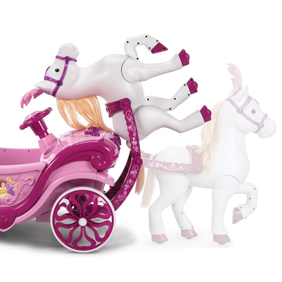 Disney Princess 6V Royal Horse and Carriage Electric Ride-On Toy