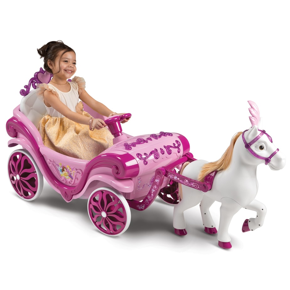 Disney Princess 6V Royal Horse and Carriage Electric Ride-On Toy