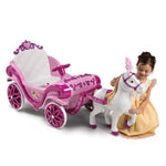 Disney Princess 6V Royal Horse and Carriage Electric Ride-On Toy