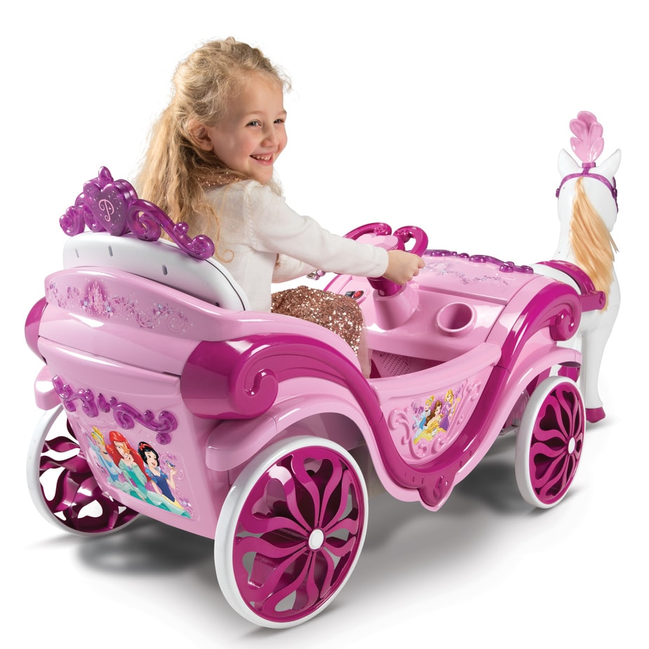 Disney Princess 6V Royal Horse and Carriage Electric Ride-On Toy