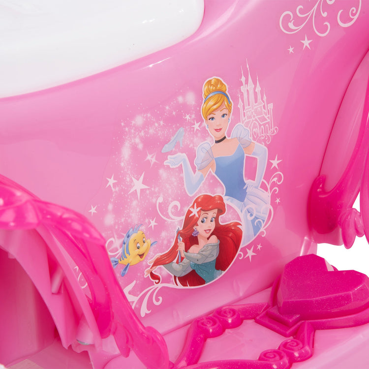 Disney Princess 6V Electric Ride-On Quad with Bubble Action Exhaust