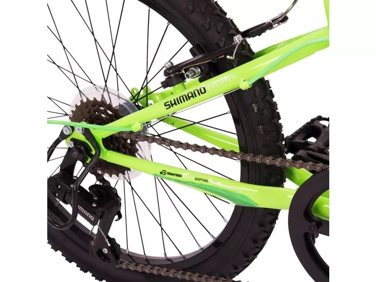 Huffy Extent 20 Inch Junior Mountain Bike in Anti Freeze Green Colour