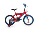 Official Marvel Spiderman 16 Inch Kids Bike by Huffy with Stabilisers