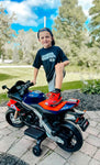 Licensed Aprilia RSV4 12V Kids Electric Ride-On Motorbike with LED