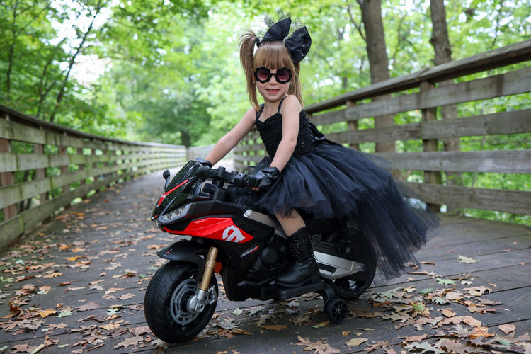 Licensed Aprilia RSV4 12V Kids Electric Ride-On Motorbike with LED