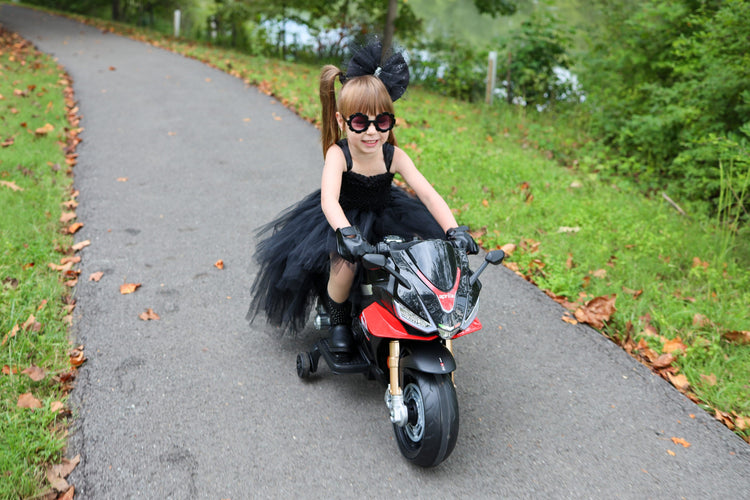 Licensed Aprilia RSV4 12V Kids Electric Ride-On Motorbike with LED