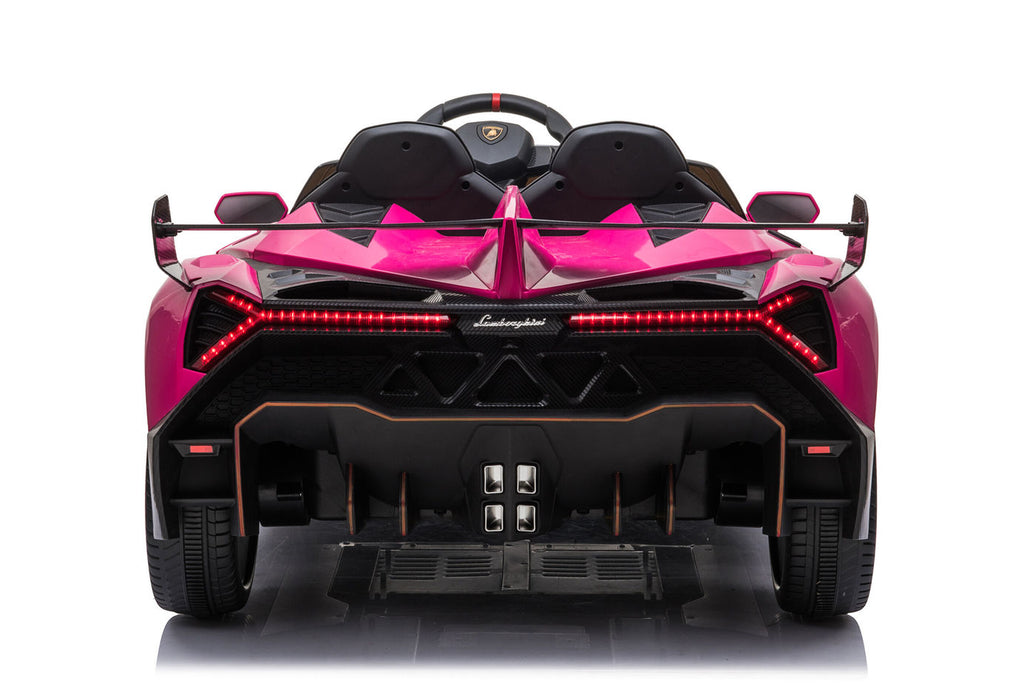 24V Lamborghini Veneno 2 Seater Kids Ride-On Car with MP4 Screen