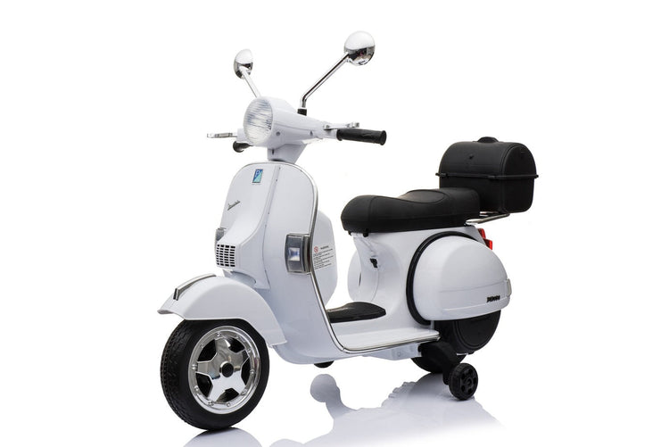 White Kids Vespa Motorbike
